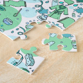 Fun Bathroom Items Cartoon Legpuzzel (Zijkant)