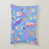 Fun Beach Blue Accent Coussin (Dos(Vertical))