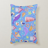Fun Beach Blue Accent Coussin (Devant(Vertical))