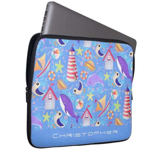 Fun Beach Blue Electronics Sac (Devant droit)