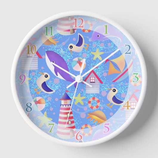 Fun Beach Blue Horloge (Recto)