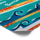 Fun Beach Home Poster (Hoek)