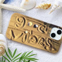 Fun Beach Sand Seashells Good Vibes Quote Foto