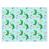 Fun Beachy Summertime Tablecloth Tafelkleed (Voorkant (Horizontaal))