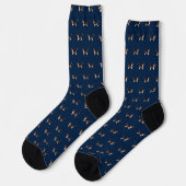 Fun Beagle Dogs Pattern Sokken (Links)