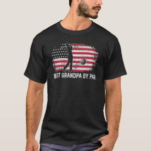 Fun Best Grandpa, Par Vaderdag Golf American T-shirt