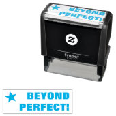 Fun "BEYOND PERFECT!" Leraar Rubber Stamp Zelfinktende Stempel (In situ)