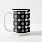 Fun Big Stippen Tweekleurige Koffiemok (Links)