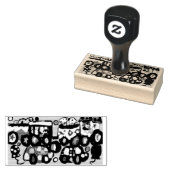 Fun bij het circus 	rubberstempel (Gestempeld)