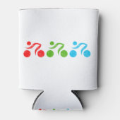 Fun biking illustrator blikjeskoeler (Voorkant)