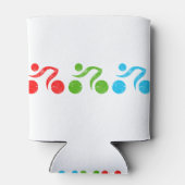 Fun biking illustrator blikjeskoeler (Achterkant)