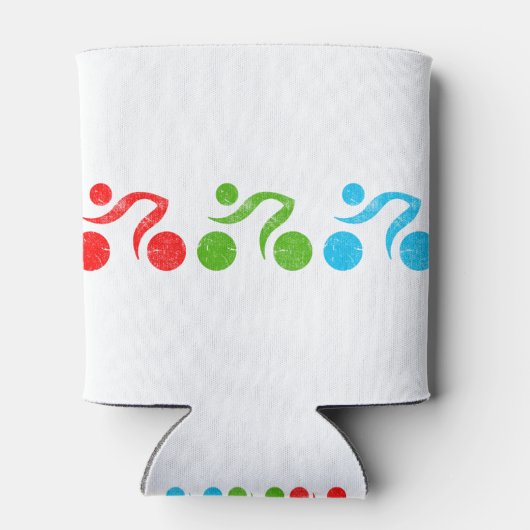 Fun biking illustrator blikjeskoeler (Achterkant)