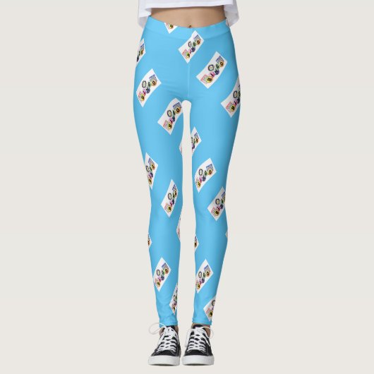 Fun BINGO Balls Leggings (Voorkant)