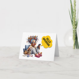 Fun BIRDBRAIN Notitiekaartje