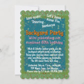 Fun Birthday Backyard Barbecue Party Invitation (Dos)