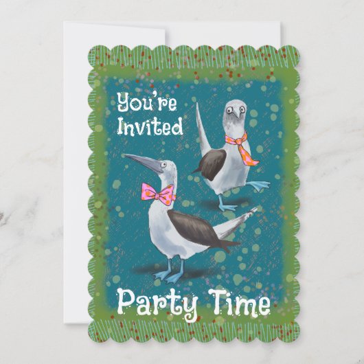 Fun Birthday Backyard Barbecue Party Invitation (Devant)