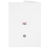 FUN BIRTHDAY BOY - BLUE / RED PERSONALIZED (Achterkant)