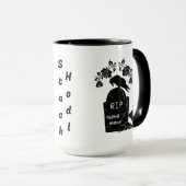 Fun Bitcoin Frisbee Catching Chien Mug (Devant droit)