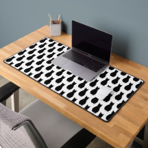Fun Black Cat Desk Mat