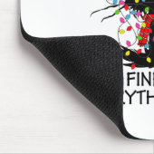 Fun Black Cat It's Fine I'm Fine Everything Is Fin Muismat (Hoek)