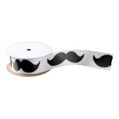 Fun Black en White Mustache Pattern 1 Lint (Spoel)