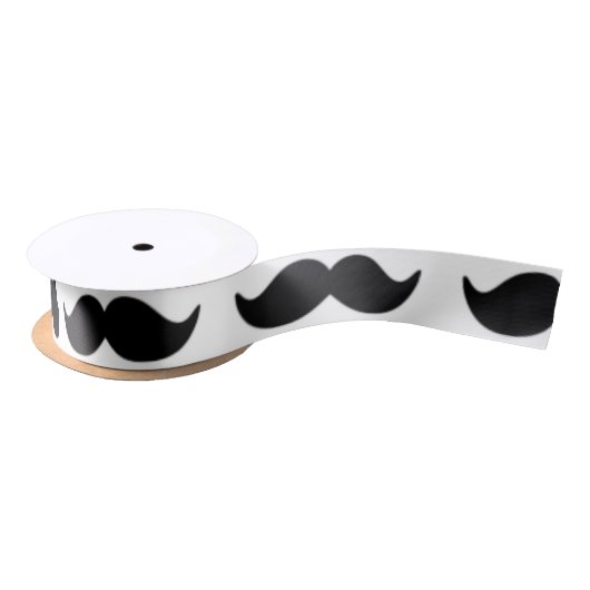 Fun Black en White Mustache Pattern 1 Lint (Spoel)