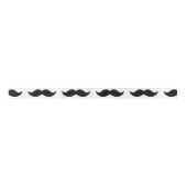 Fun Black en White Mustache Pattern 1 Lint (Voorkant)