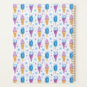 Fun Blue et violet neige et glace crème (Dos)