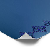 Fun Blue Frog-Poster Poster (Hoek)