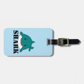 Fun Blue Shark Bagagelabel (Voorkant horizontaal)