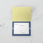 Fun Boats Blue. Carte d'anniversaire (Intérieur)