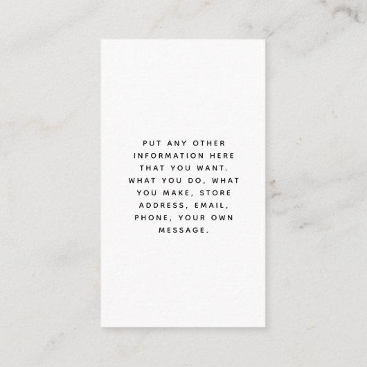 Fun bold bedankt social media Enclosure Kaart (Achterkant)