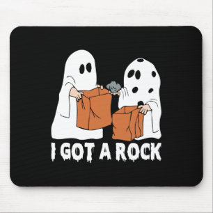 Fun Boo Ghost Scary Ik heb een Rock Halloween Muismat