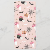 Fun Boo ! Spooktacular Anniversaire Menu Halloween (Dos)