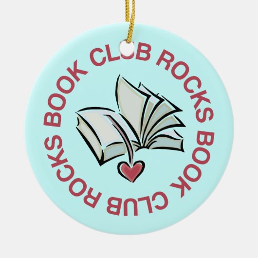 Fun Book Club Rocks leest ornament Gift (Voorkant)
