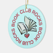 Fun Book Club Rocks leest ornament Gift (Links)