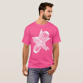 Fun Bootcamp Basic Militaire Training Bootprint T-shirt (Voorkant volledig)