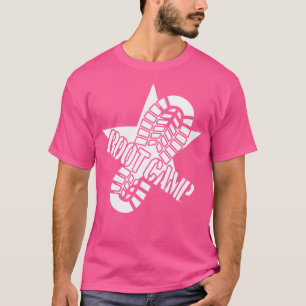 Fun Bootcamp Basic Militaire Training Bootprint T-shirt