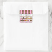 Fun Boulangerie Sweet Traitements autocollant (Sac)