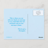 Fun bounce house boys merci carte postale (Dos)