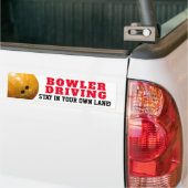 Fun Bowler Bowling Fan Bumpersticker (Op Truck)