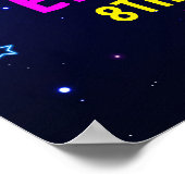 Fun Bowling Birthday Girl Poster (Hoek)