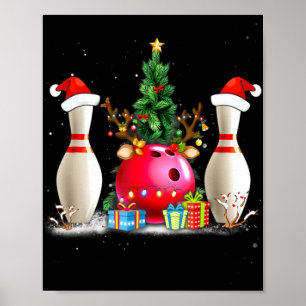 Fun Bowling-kerstkerstkerstkerstkerstkerstkerstker Poster