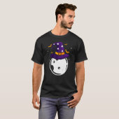 Fun Bowling Witch Pet Halloween Costume Bowling T-shirt (Voorkant volledig)