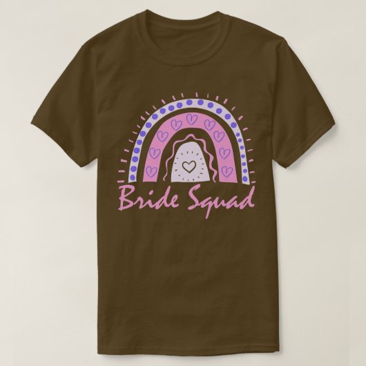 Fun Bride Squad Bachelorette Party Crew Matching G T-shirt (Design voorkant)