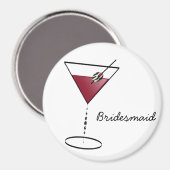 Fun Bridesmaid Favors Magneet (Voorkant / Achterkant)