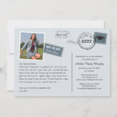 Fun Briefkaart Style Graduparty Invitation (Voorkant)