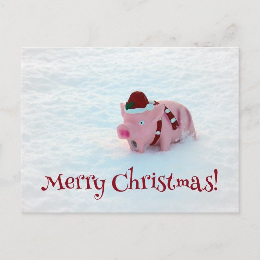 Fun Briefkaart voor kerstmis. (Voorkant)