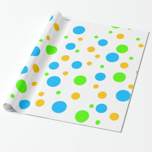 Fun Bright Stippen Cadeaupapier