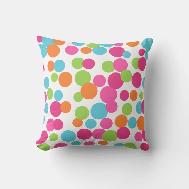 Fun Bright Stippen Pillow Kussen (Voorkant)